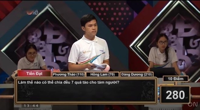 Phép tính chia đơn giản khiến bốn thí sinh Đường lên đỉnh Olympia bó tay.