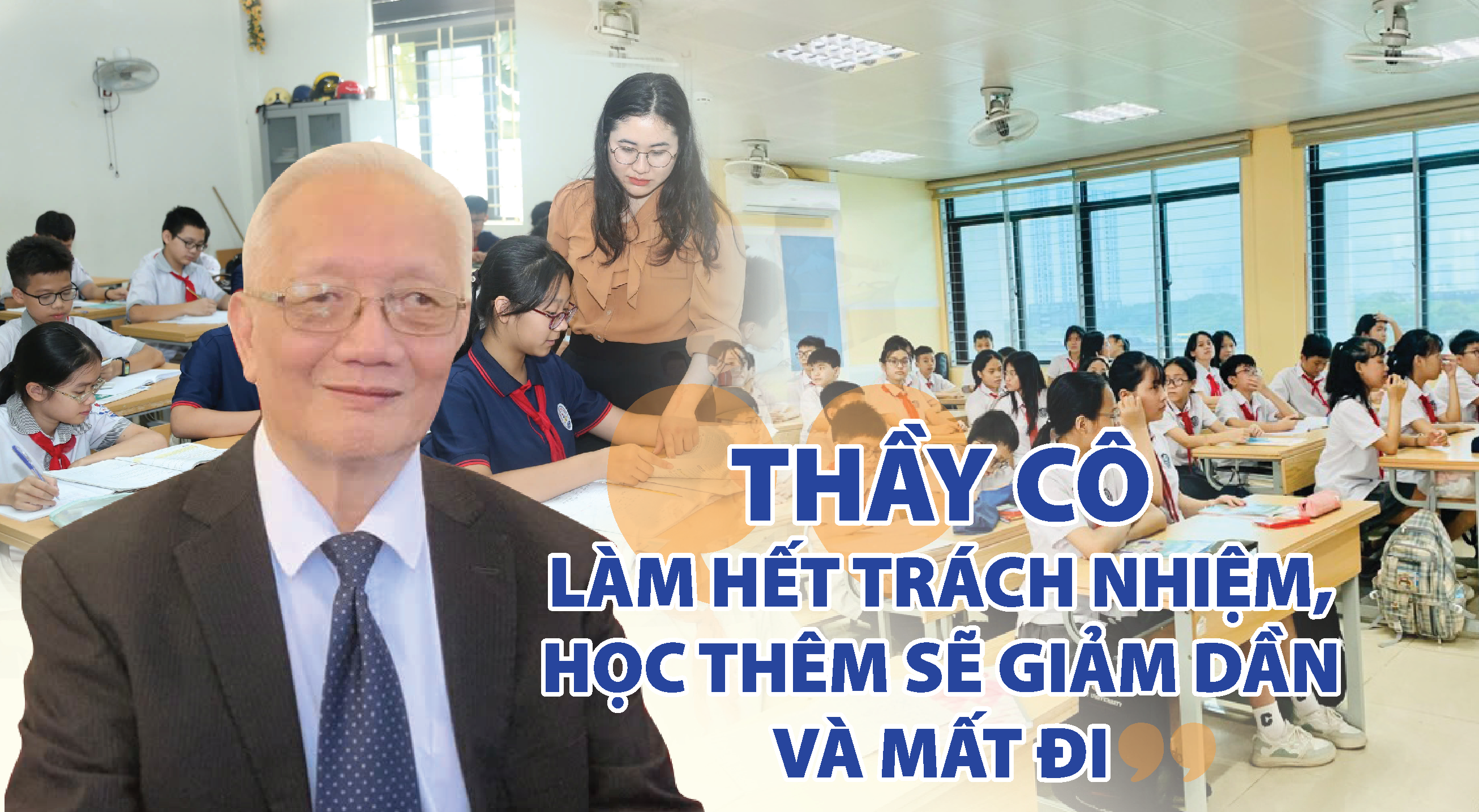 Thầy cô làm hết trách nhiệm, học thêm sẽ giảm dần và mất đi - Ảnh 1