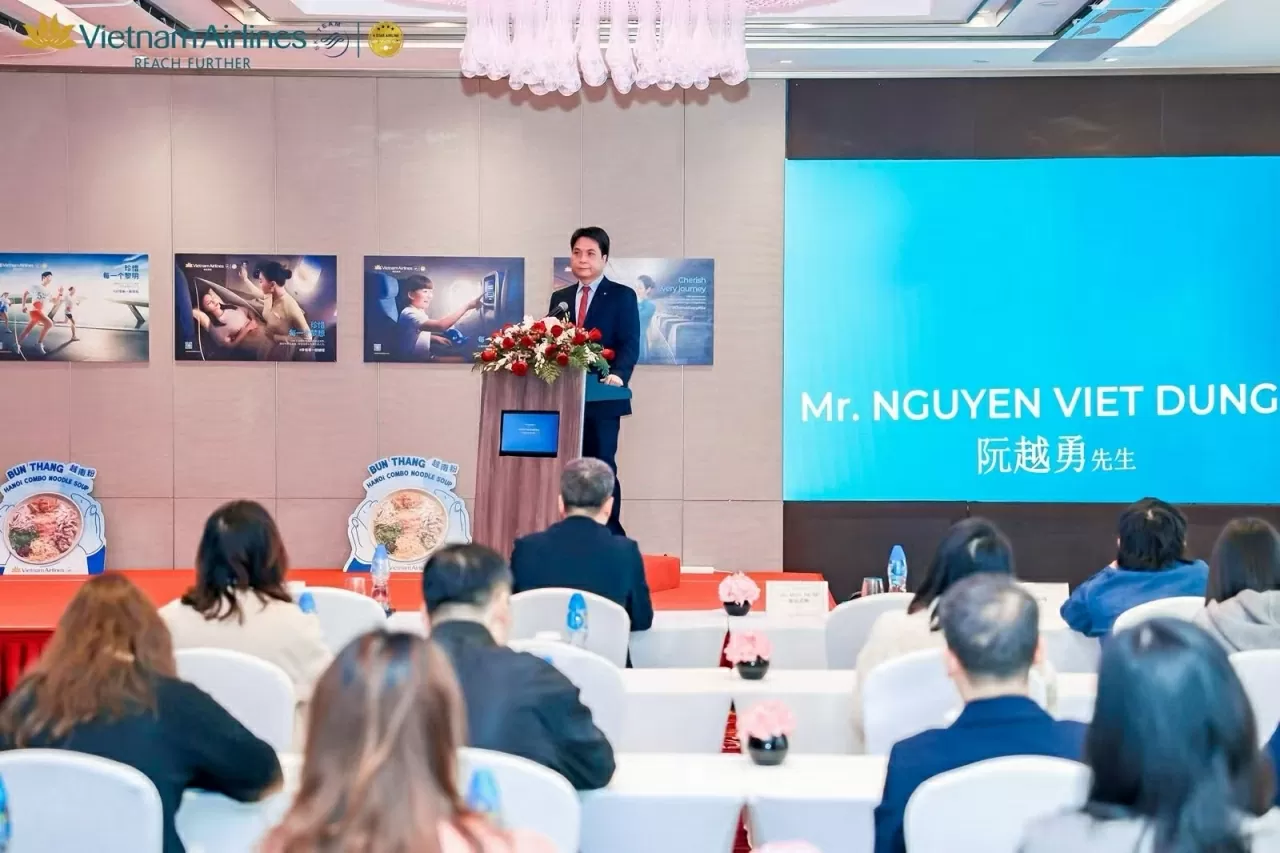 Tổng Lãnh sự quán Việt Nam tại Quảng Châu đồng hành cùng Vietnam Airlines gia tăng thị phần tại thị trường Trung Quốc