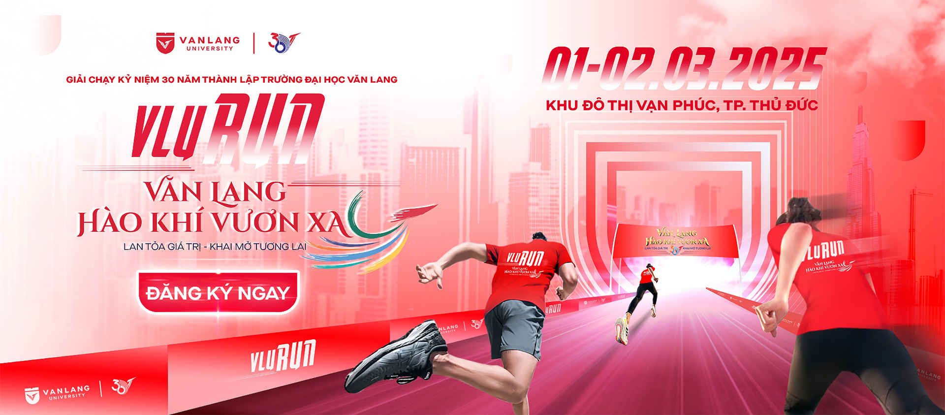 VLU Run: Ngày hội thể thao kết nối cộng đồng - Tự hào 30 năm Văn Lang- Ảnh 1.