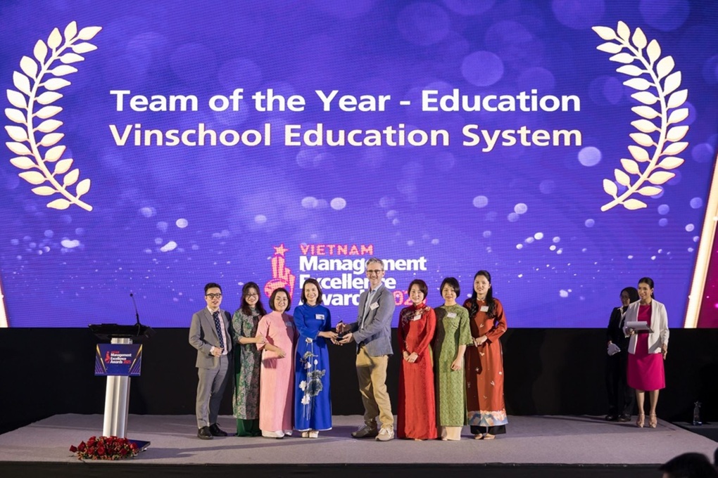 Vinschool nhận giải thưởng Đội ngũ lãnh đạo xuất sắc tại Asian Management Excellence Award 2025 - 1