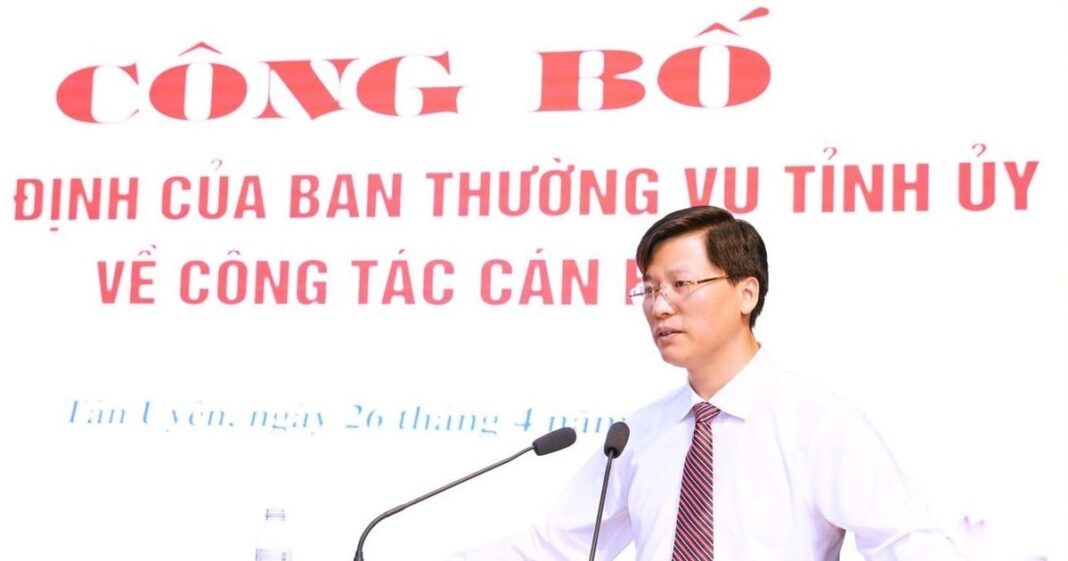 Bí thư Huyện uỷ Tân Uyên giữ chức Giám đốc Sở Nông nghiệp và Môi trường