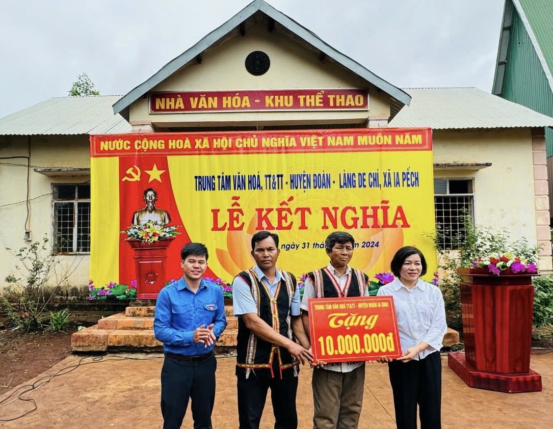 Huyện ủy Ia Grai chủ trương kết nghĩa giữa các cơ quan cấp huyện với từng buôn làng thiết thực, hiệu quả. Huyện ủy Ia Grai chủ trương kết nghĩa giữa các cơ quan cấp huyện với từng buôn làng thiết thực, hiệu quả.