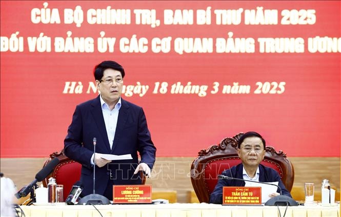 Chủ tịch nước chủ trì hội nghị thông qua dự thảo kết quả kiểm tra Đảng ủy các cơ quan Đảng Trung ương- Ảnh 2.