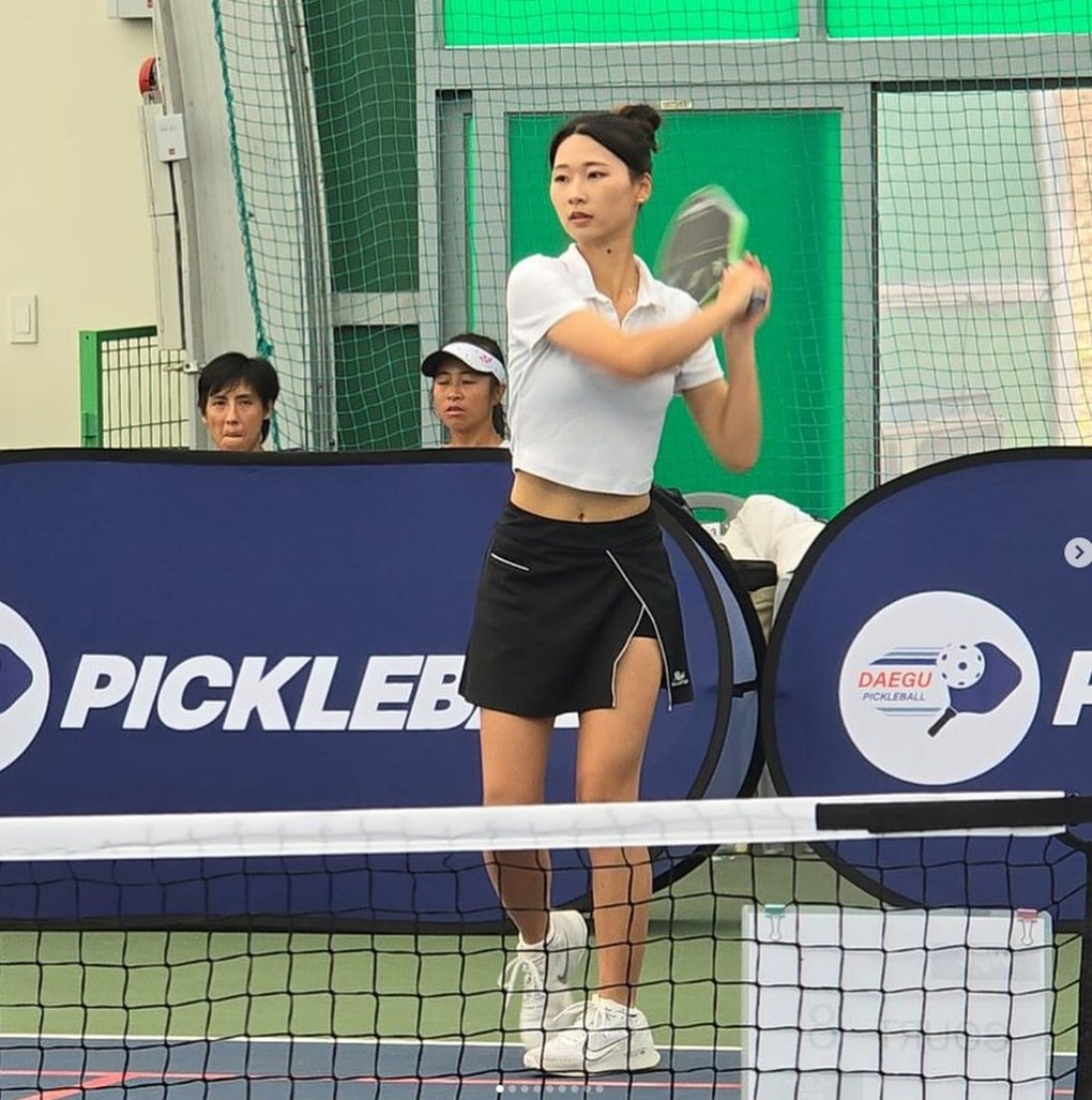 Hot girl pickleball Hàn Quốc gây sốt khi vô địch giải đấu tại Việt Nam - 2