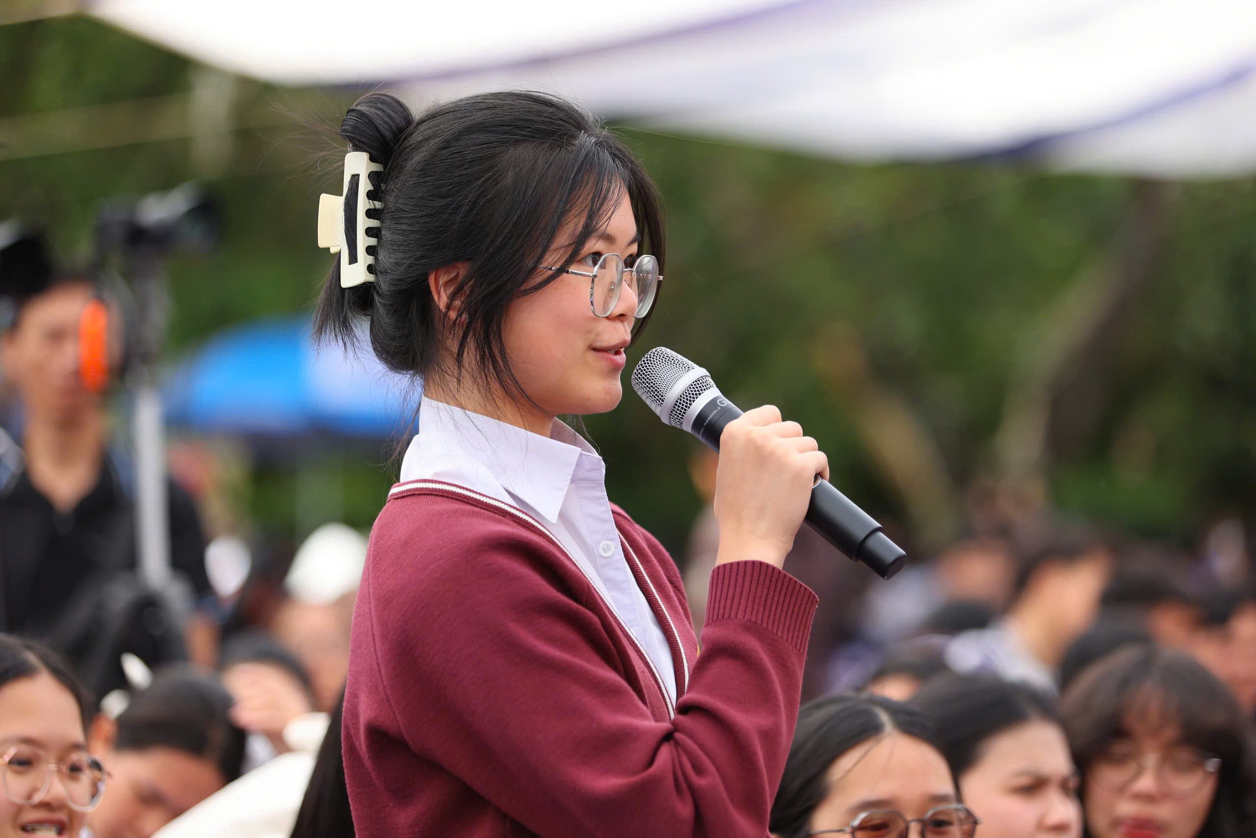 Sáng cuối tuần tại Đà Lạt, thành phố mờ sương ý nghĩa với học sinh cuối cấp - Ảnh 7.