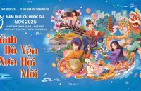 Poster chính thức của Năm Du lịch quốc gia - Huế 2025 (mẫu ngang)