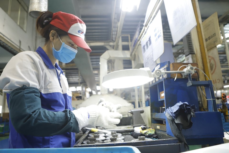 Vĩnh Phúc phấn đấu nâng tỷ lệ doanh nghiệp có hoạt động đổi mới sáng tạo đạt trên 40% trong tổng số doanh nghiệp tại tỉnh. Ảnh minh họa: Lương Giang.