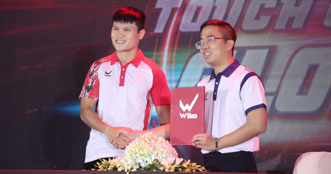 Tuyển thủ Phạm Tuấn Hải trở thành đại sứ của thương hiệu thể thao Việt