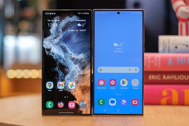 Samsung Galaxy S22 Ultra và S23 Ultra sở hữu thiết kế khá nam tính với kiểu dáng vuông vức Ảnh. Viettablet