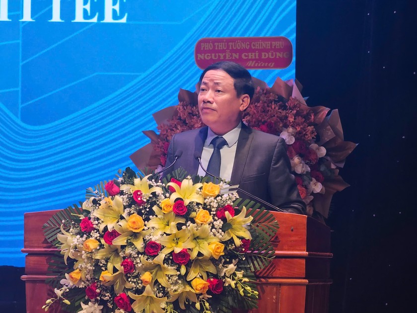 Chủ tịch UBND tỉnh Bình Định Phạm Anh Tuấn phát biểu tại Hội nghị