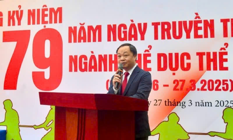 Sôi nổi giải thể thao chào mừng 79 năm ngày truyền thống ngành TDTT - Ảnh 2.