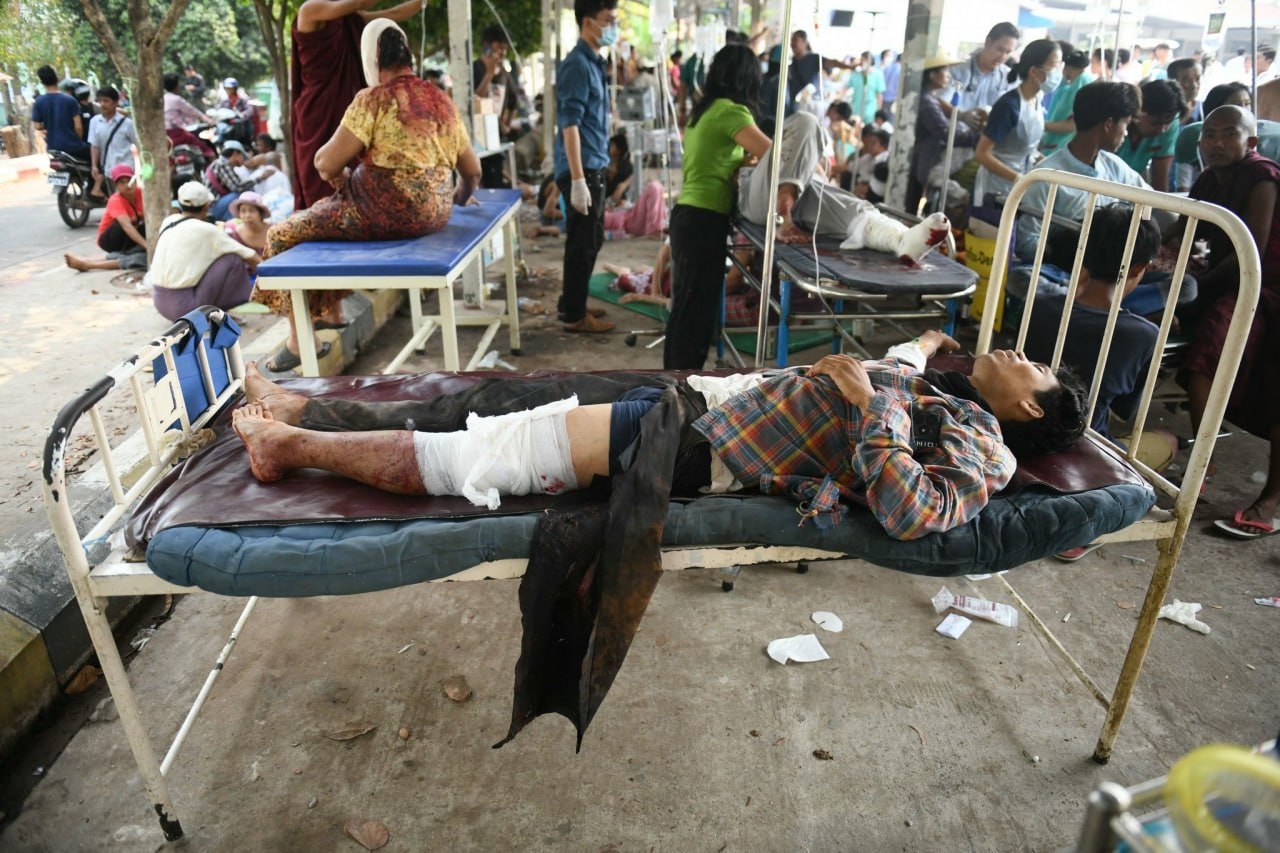 sieu dong dat o myanmar va thai lan co toi 6 tran dong dat hang tram thuong vong tran ngap cac benh vien hinh 3