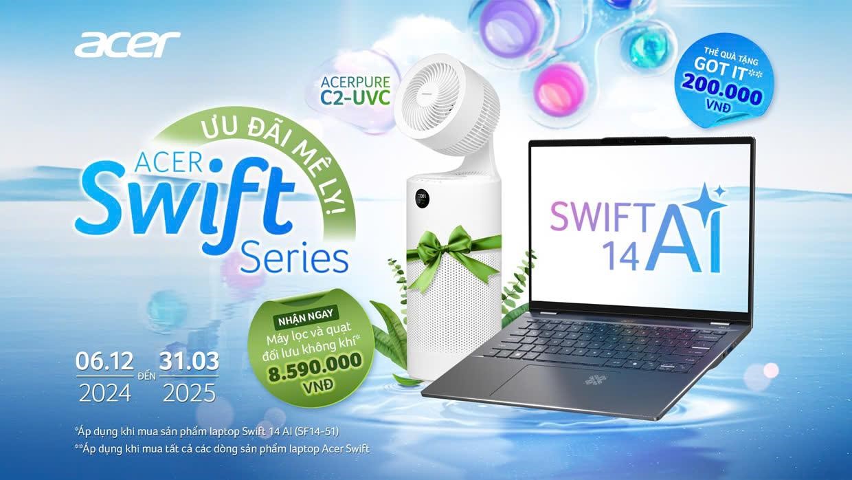 Khám phá trí tuệ nhân tạo qua dòng sản phẩm Acer Swift AI 2025- Ảnh 5.