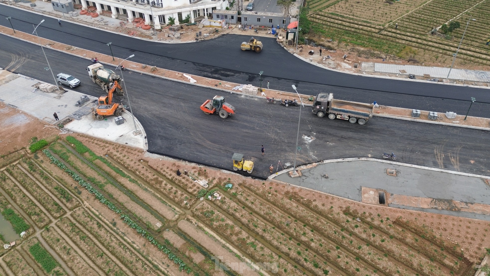 Công trường đường Lê Quang Đạo kéo dài trước ngày thông xe toàn tuyến vào tháng 5 ảnh 7