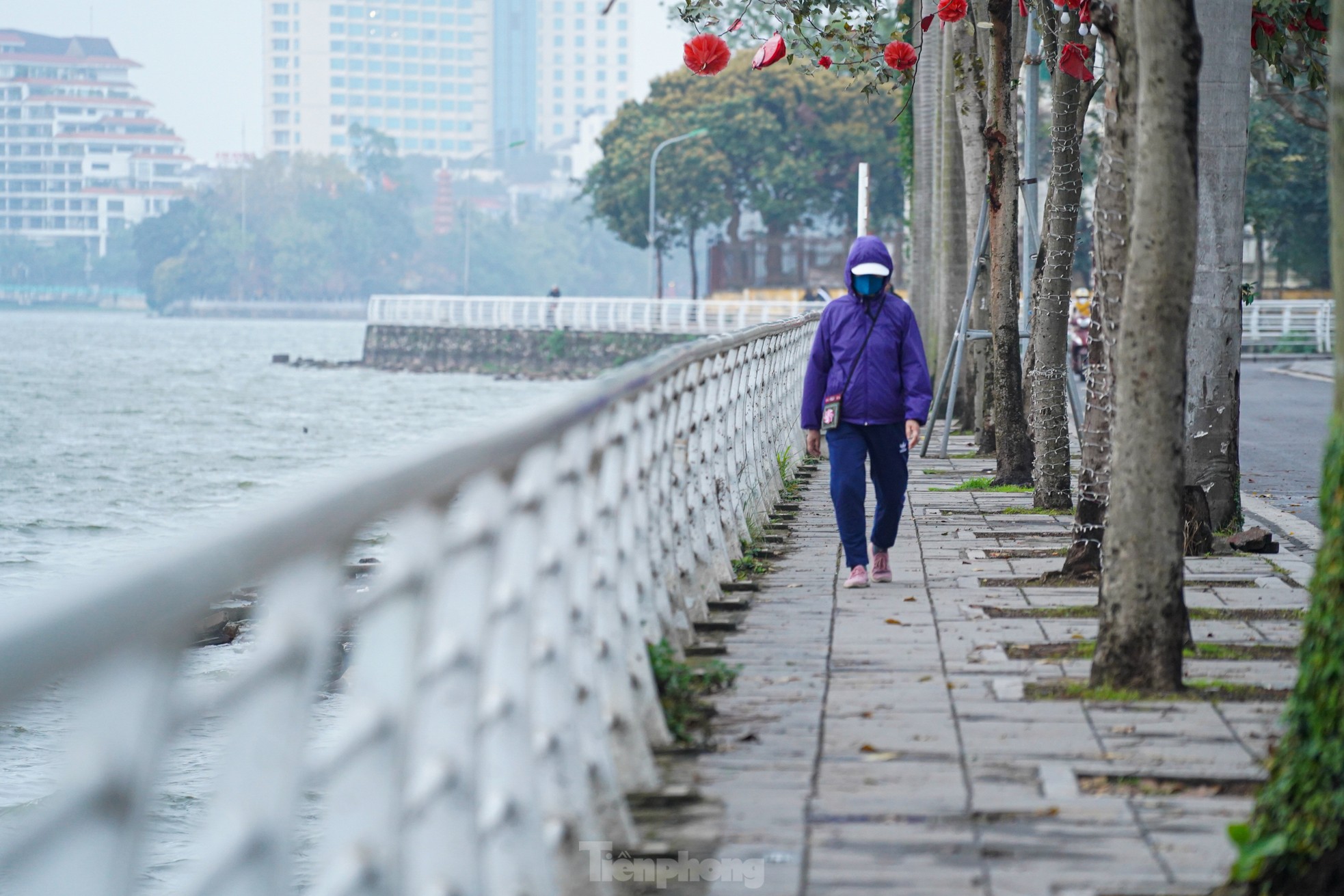 Không khí lạnh tràn về, người Hà Nội chật vật di chuyển trong gió mạnh ảnh 14