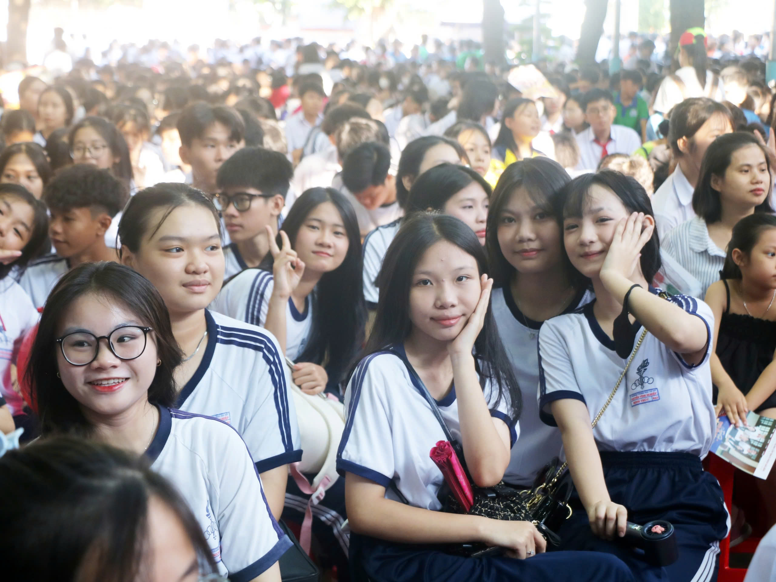 Ngày hội Tự tin vào lớp 10: Học sinh háo hức đến từ sáng sớm - Ảnh 11. lớp 10 - Ảnh 11.