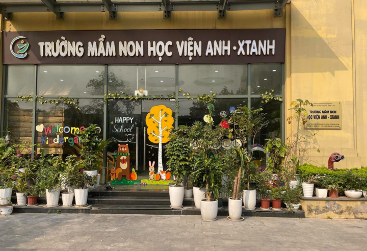 Trường Mầm non Học viện Anh-Xtanh. (Ảnh: Hoàng Thanh)