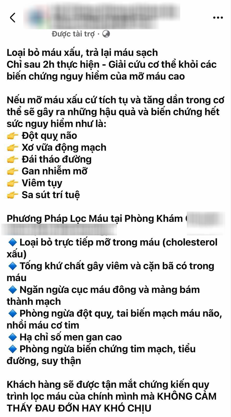 Chuyên gia nói gì về thông tin 'lọc máu giúp loại bỏ máu xấu, ngừa đột quỵ'? - Ảnh 1. Chuyên gia nói gì về thông tin 'lọc máu giúp loại bỏ máu xấu, ngừa đột quỵ'? - Ảnh 1.