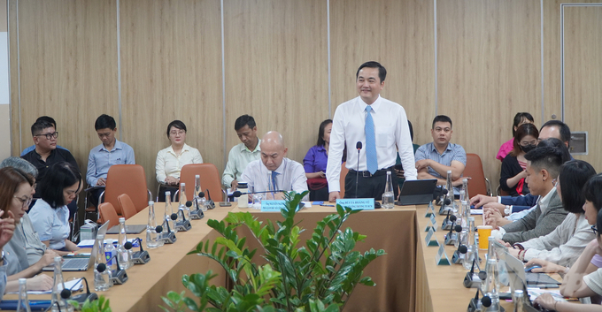so-cong-thuong-134547_930-134548.jpg Ông Bùi Tá Hoàng Vũ, Giám đốc Sở Công thương TP.HCM thông tin tại buổi họp báo. Ảnh: Nguyễn Thủy.