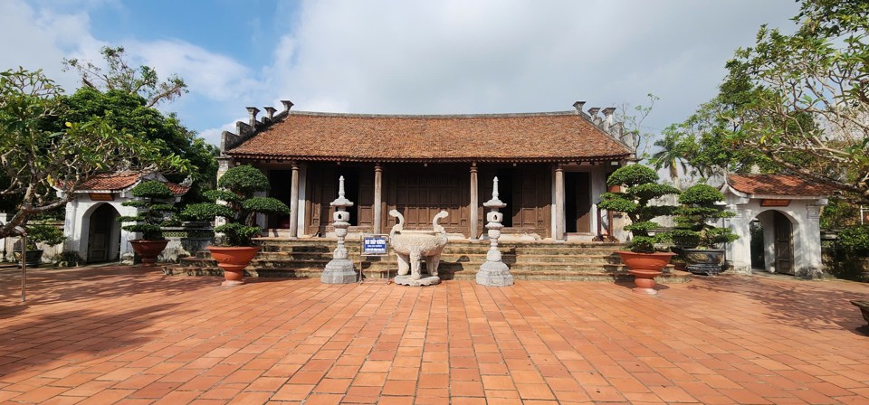 Di tích lịch sử quốc gia đặc biệt Đền thờ Nguyễn Bỉnh Khiêm. Ảnh: Vĩnh Quân