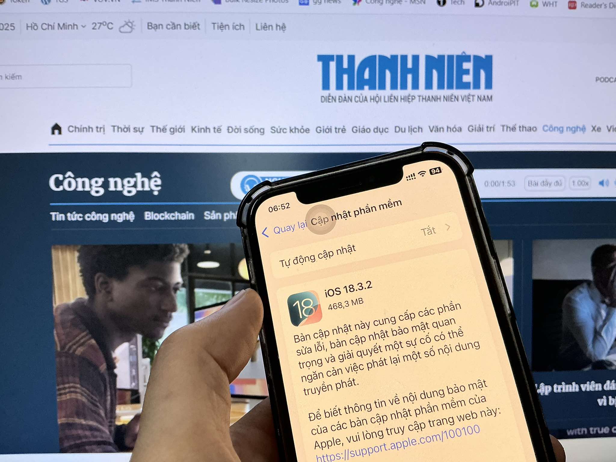 Điều người dùng iPhone cần làm ngay sau khi cập nhật iOS 18.3.2 - Ảnh 1.