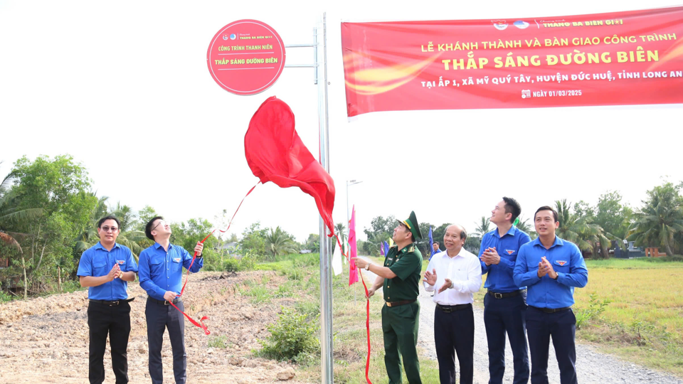 Một công trình thanh niên được bàn giao trong Tháng Thanh niên 2025 - Ảnh: Lâm Hải