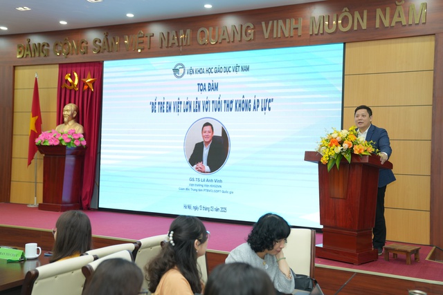 “Giành giải nhất hay điểm số cao là mục tiêu quá nhỏ với tiểu học”   - Ảnh 1.