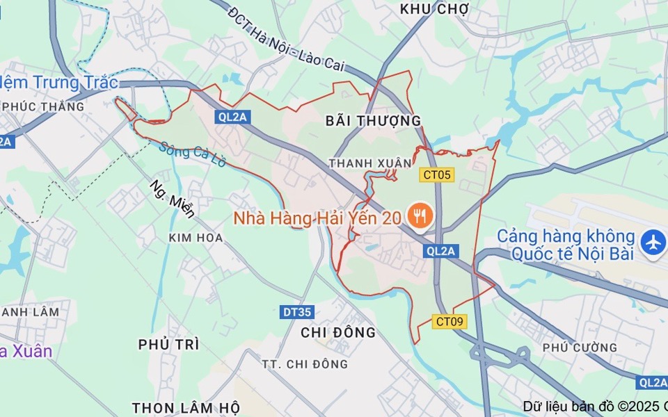 Địa giới hành chính xã Thanh Xuân (huyện Sóc Sơn).
