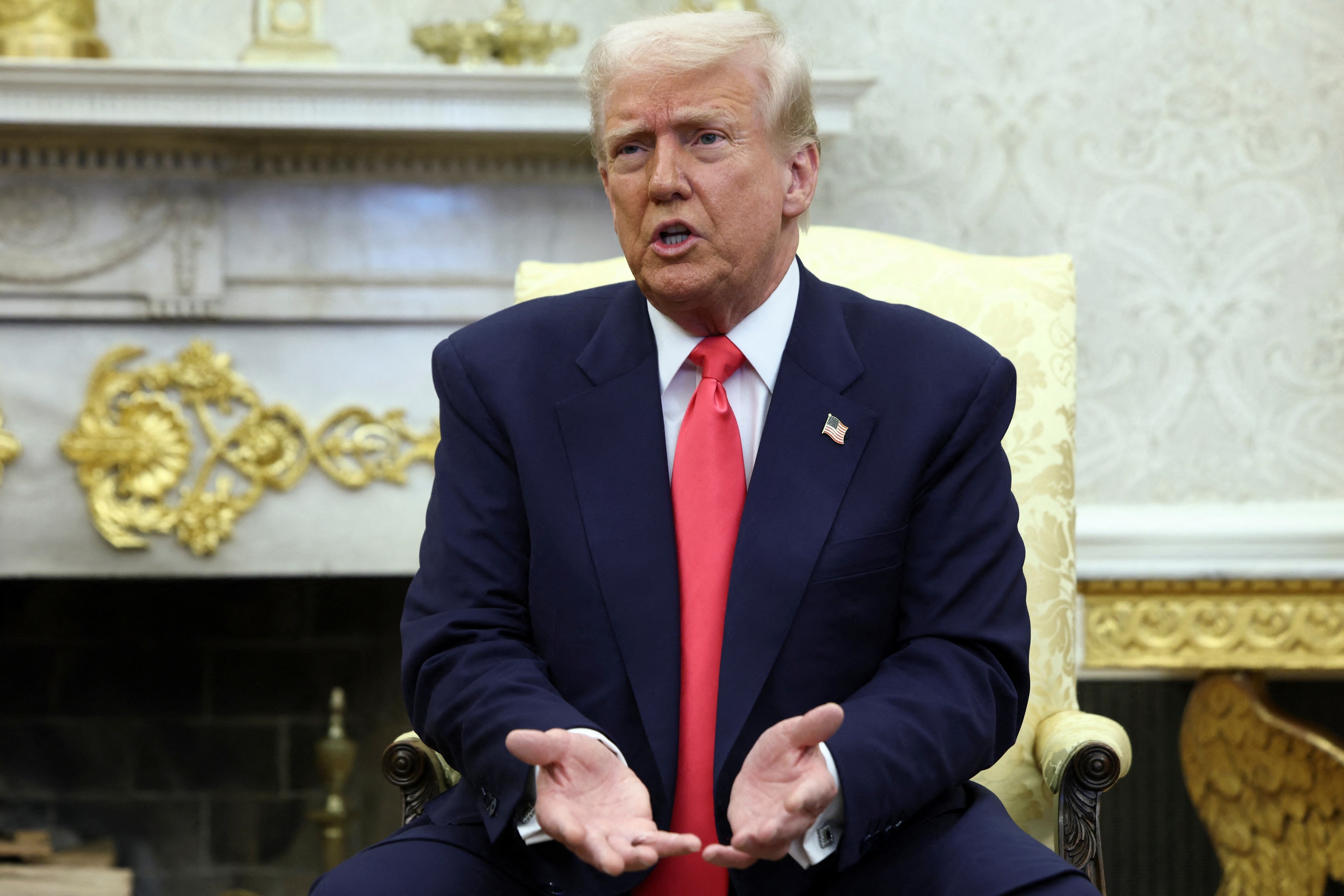 Hamas hoan nghênh phát biểu mới của Donald Trump về tình hình Dải Gaza - Ảnh 1. Hamas hoan nghênh phát biểu mới của Donald Trump về tình hình Dải Gaza - Ảnh 1.