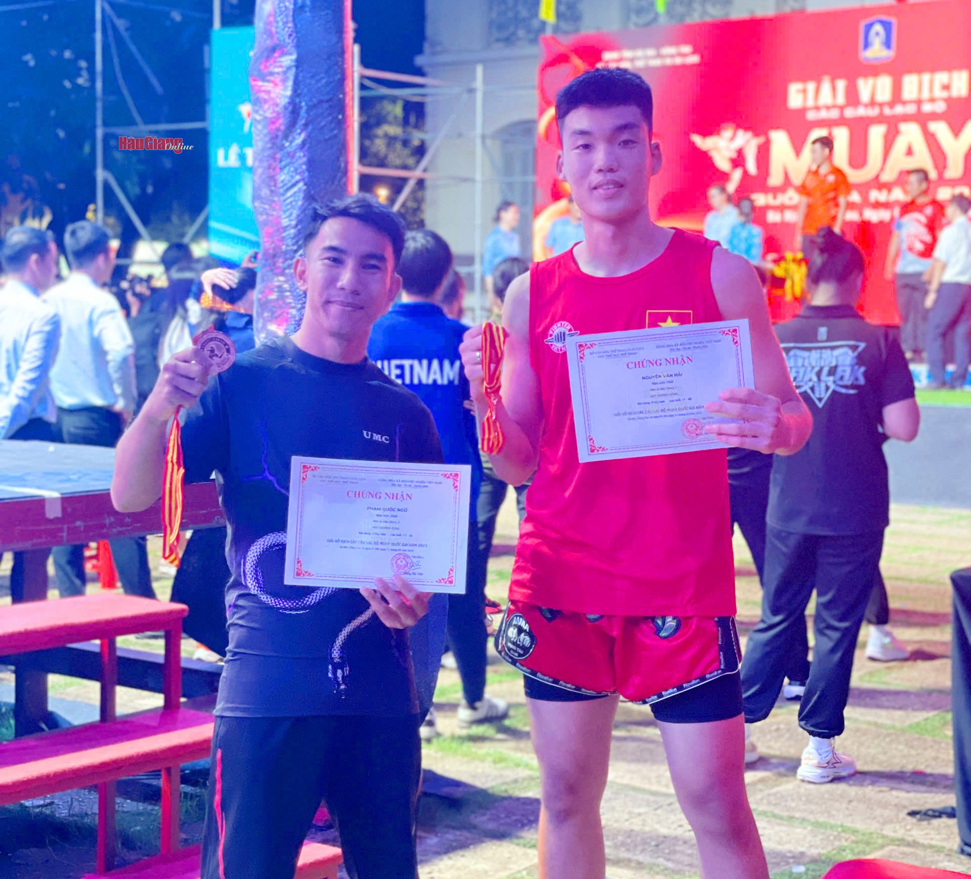Hậu Giang lần đầu tiên có huy chương giải Muay quốc gia - Ảnh 1. Hậu Giang lần đầu tiên có huy chương giải Muay quốc gia - Ảnh 1.