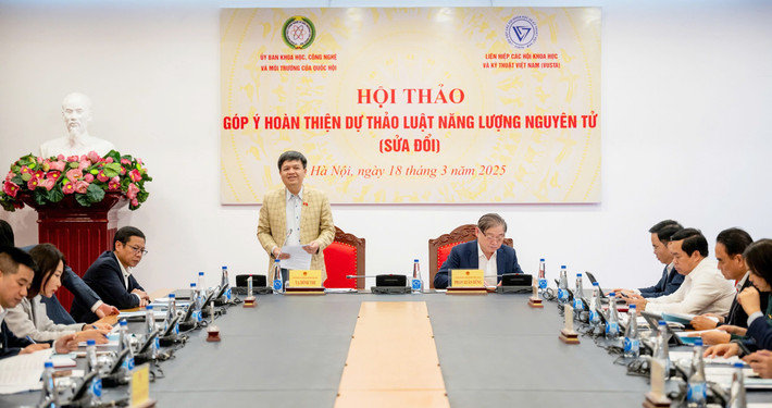 Hội thảo góp ý hoàn thiện dự thảo Luật Năng lượng nguyên tử (sửa đổi) - Ảnh 1.