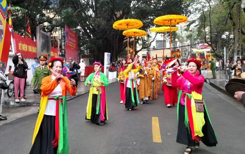 le hoi den hai ba trung o ha noi duoc ghi danh la di san van hoa quoc gia hinh 1