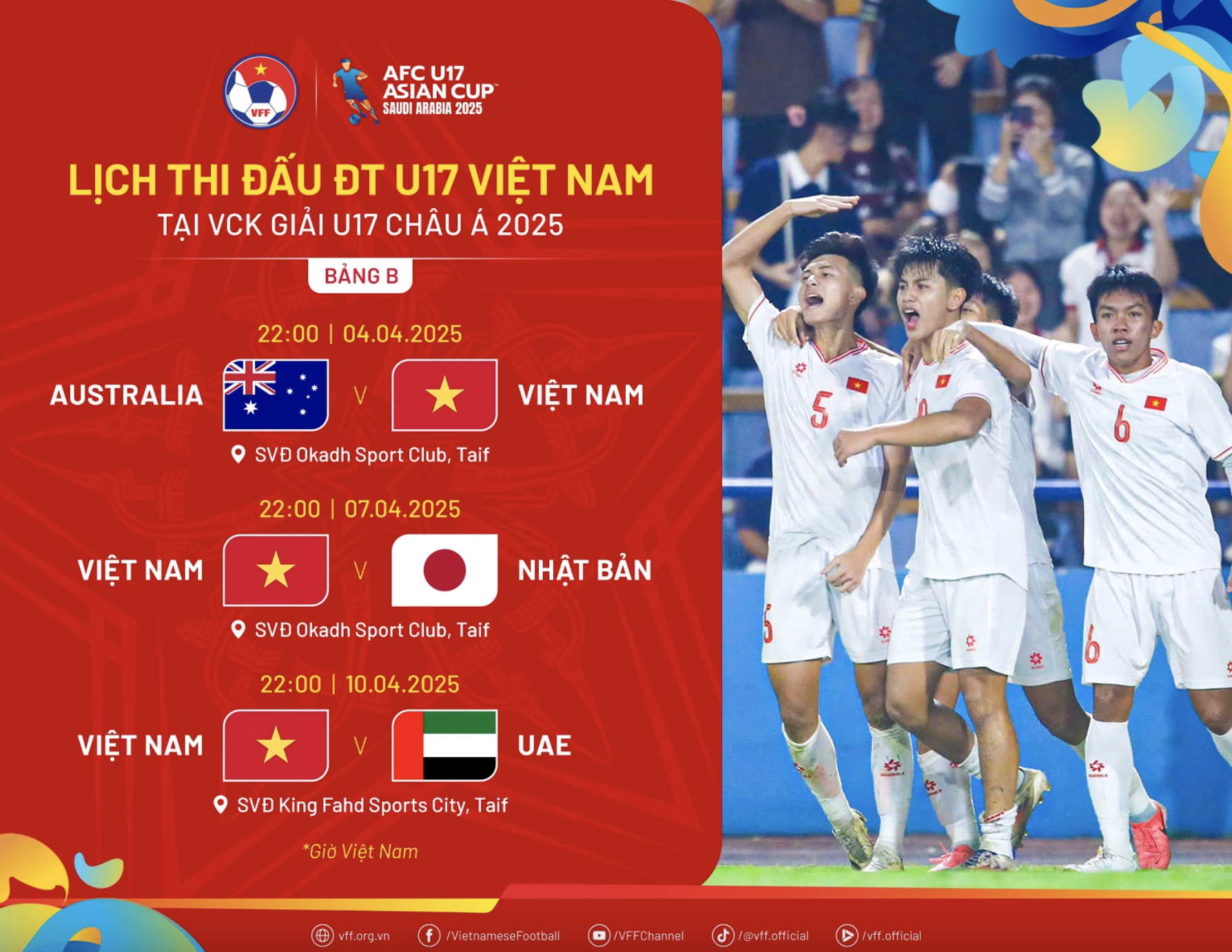 U.17 Việt Nam gặp đối thủ nào ở giải châu Á: Lịch thi đấu cực 'căng'- Ảnh 1.