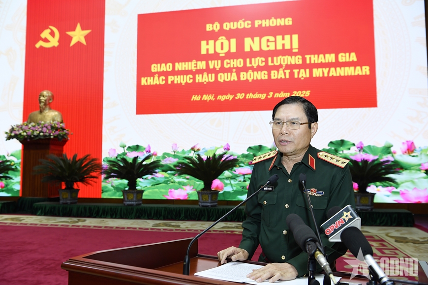 Lực lượng quân đội tham gia khắc phục hậu quả động đất tại Myanmar lên đường- Ảnh 1. Lực lượng quân đội tham gia khắc phục hậu quả động đất tại Myanmar lên đường- Ảnh 1.