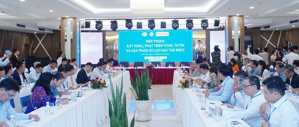 Toàn cảnh Hội thảo: “Xây dựng, phát triển tour, tuyến và sản phẩm du lịch đặc thù ĐBSCL” báo Kinh tế và Đô thị phối hợp với Hiệp hội du lịch ĐBSCL tổ chức.