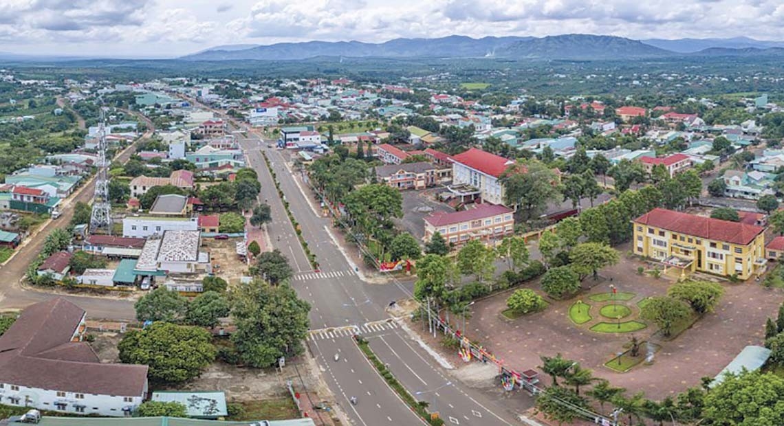 Trung tâm huyện Ia Grai phát triển khá sôi động Trung tâm huyện Ia Grai phát triển khá sôi động