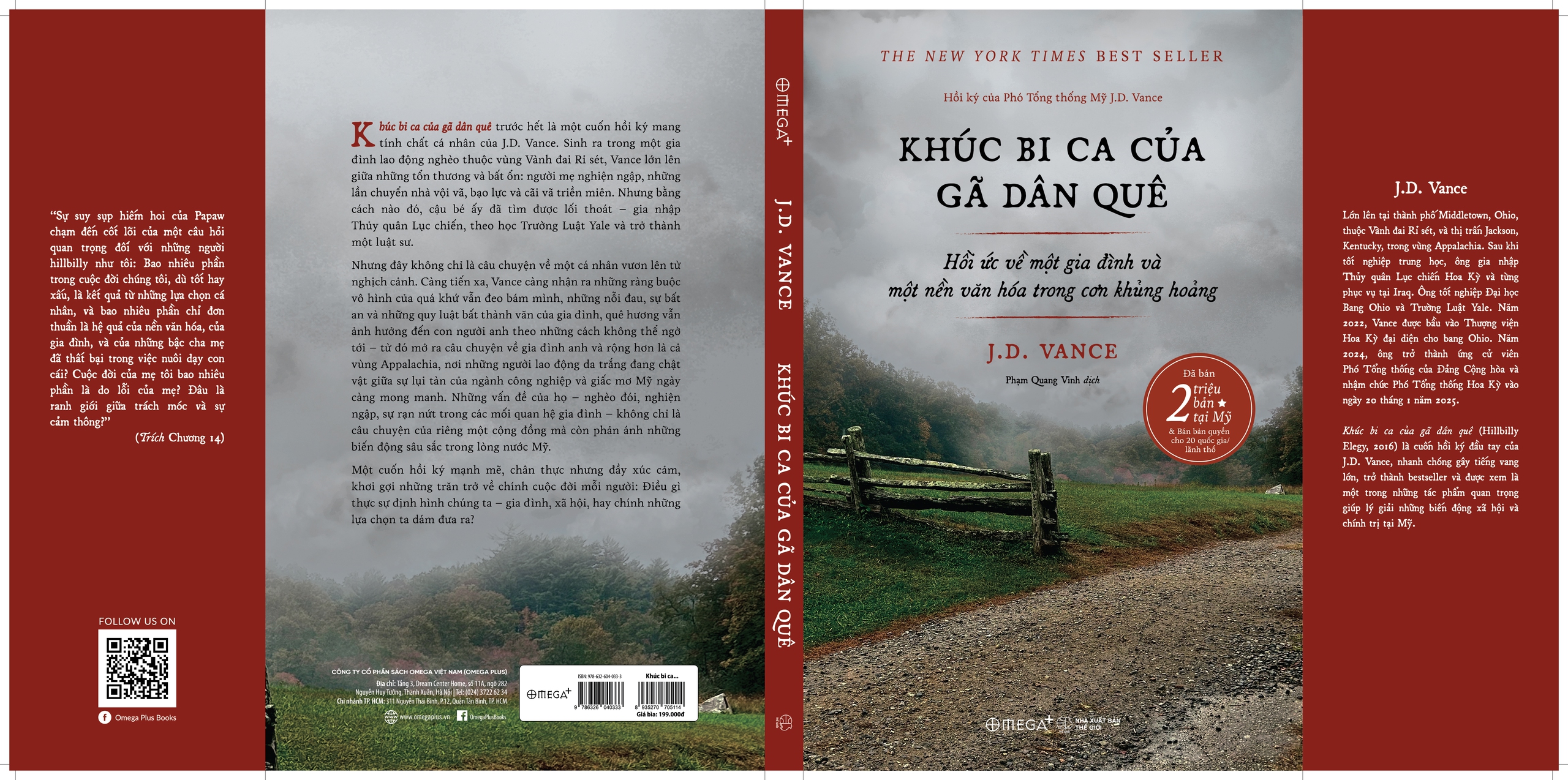 Hồi ký best-seller 'Khúc bi ca của gã dân quê' của Phó tổng thống Mỹ J.D.Vance - Ảnh 1.