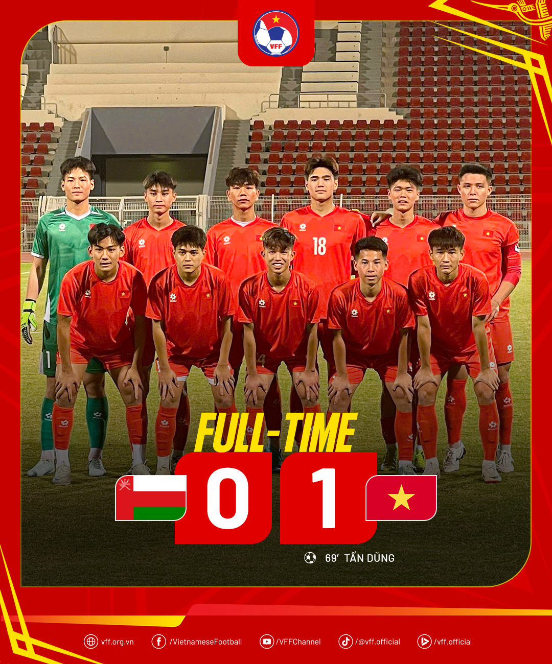 U.17 Việt Nam lại xuất sắc thắng chủ nhà U.17 Oman: Sẵn sàng ra biển lớn châu Á- Ảnh 1. U.17 Việt Nam lại xuất sắc thắng chủ nhà U.17 Oman: Sẵn sàng ra biển lớn châu Á- Ảnh 1.