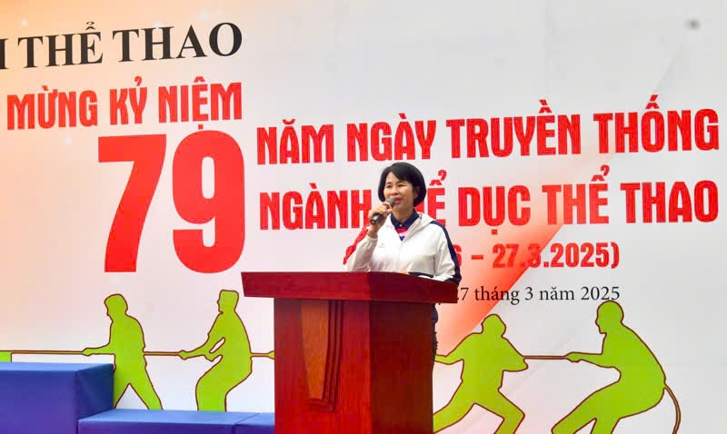 Sôi nổi giải thể thao chào mừng 79 năm ngày truyền thống ngành TDTT - Ảnh 1.