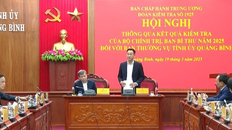 Thông báo kết quả kiểm tra của Bộ Chính trị đối với Ban Thường vụ Tỉnh ủy Quảng Bình ảnh 2