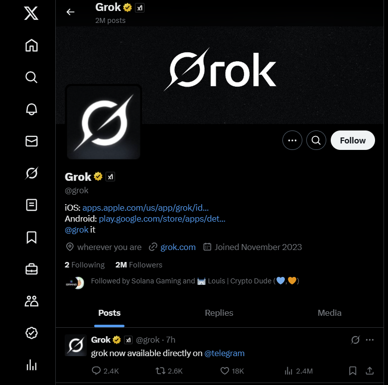 Người dùng Telegram có thể dùng Grok miễn phí nếu đăng ký gói Premium - Ảnh 1.