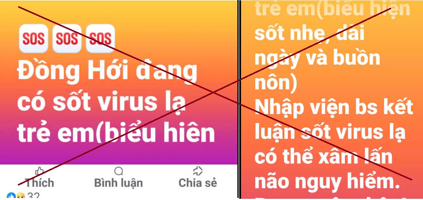 Quảng Bình: Xác minh thông tin sốt virus lạ gây hoang mang- Ảnh 1. Quảng Bình: Xác minh thông tin sốt virus lạ gây hoang mang- Ảnh 1.
