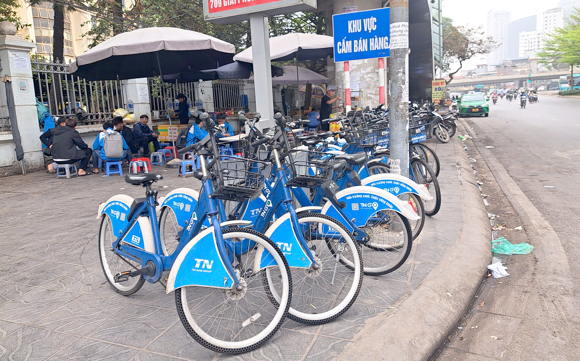 Hà Nội: Xe đạp công cộng ế khách, chủ đầu tư báo lỗ- Ảnh 1.