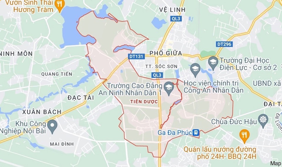 23 thửa đất tại xã Tiên Dược (huyện Sóc Sơn, TP Hà Nội) đã được đấu giá thành công.