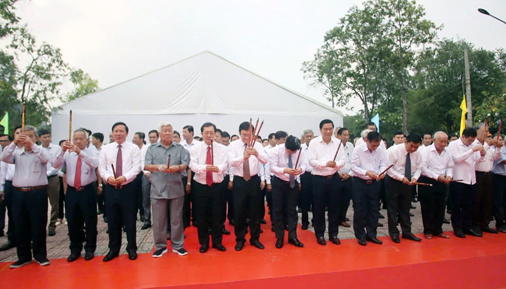 Khởi công xây dựng Khu lưu niệm hai nhà cách mạng Võ Văn Tần và Võ Văn Ngân - ảnh 4