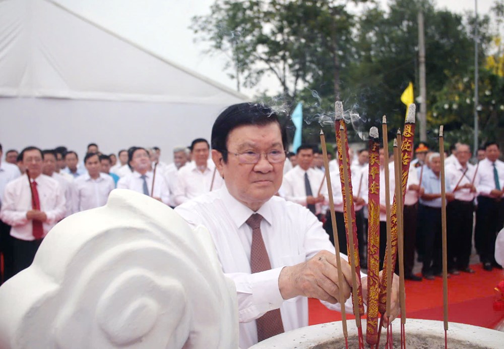Khởi công xây dựng Khu lưu niệm hai nhà cách mạng Võ Văn Tần và Võ Văn Ngân - ảnh 1