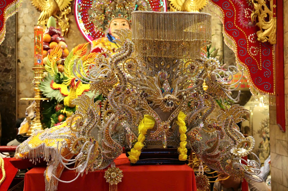 Trang trọng tổ chức nghi lễ tắm Bà Chúa Xứ núi Sam - ảnh 7