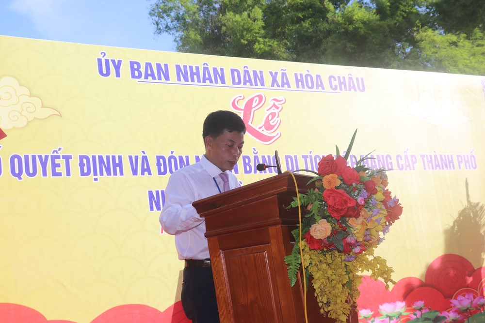 Nhà thờ Tiền hiền Phong Lệ là Di tích lịch sử cấp thành phố - ảnh 1